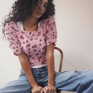 NEW Free People Rosie Posie Top